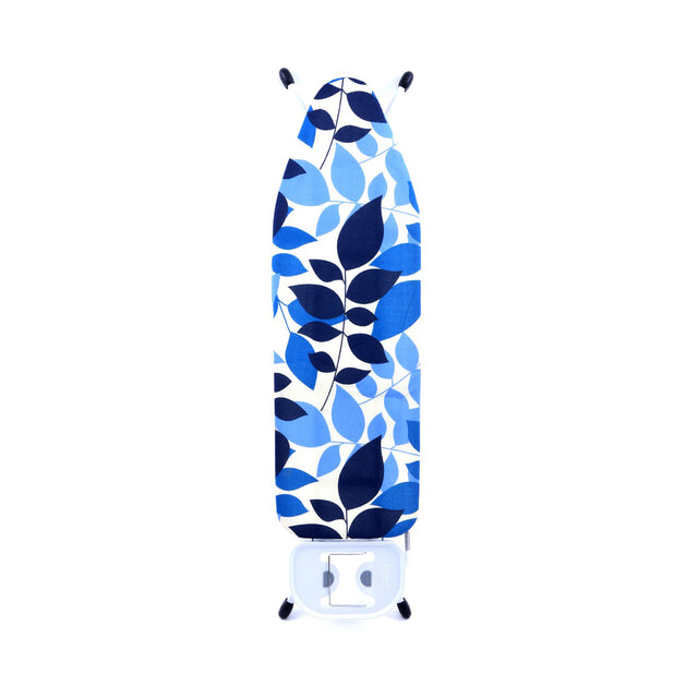 Leaves Printed Ironing Board With Cover Blue/White