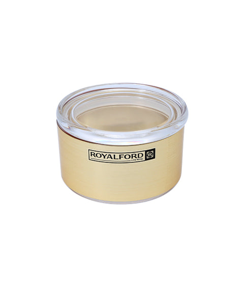 Solid Gold Acrylic Window Canister, 270ml