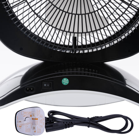 Rechargeable Fan 14-Inch GF969 White/Black