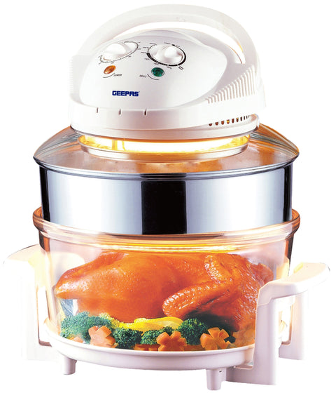 Turbo Halogen Temperature Control Oven 20 L 1400 W GHO4403 Silver/White