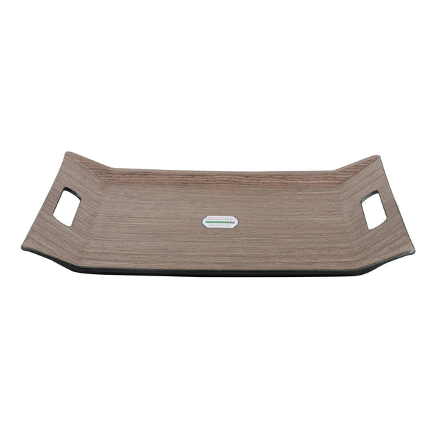 Wooden Finish Serving Tray Brown