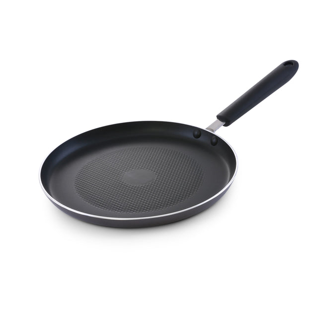 26cm Non-Stick Pancake Pan | Induction Crepe Pan | Dosa Tawa | Aluminium Griddle