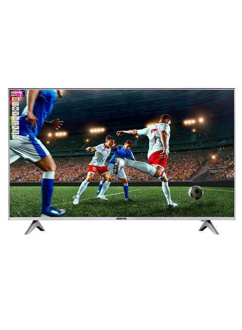 50" Edgeless HD Smart LED TV with Remote Control , HDMI & USB Ports, Head Phone Jack, PC Audio In ,Wi-Fi, Android 9.0 with E-Share ,YouTube, Netflix GLED5028SEFHD Black