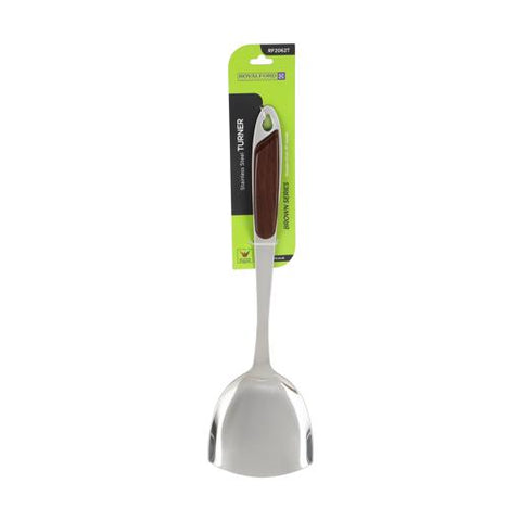 Stainless Steel Turner Spatula with Gripped Handle – Durable Kitchen Cooking Tool for Flipping, Stirring & Serving, Dishwasher Safe