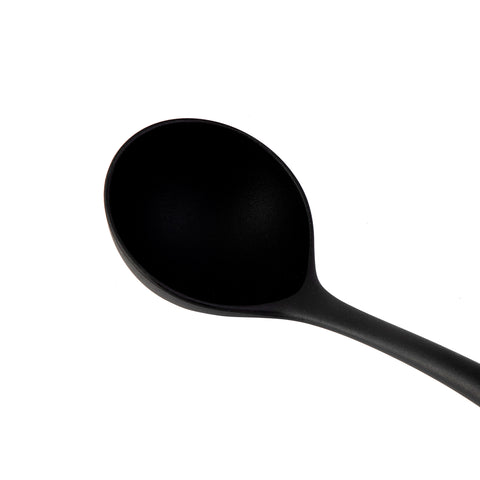Delcasa DC1676 Nylon Ladle - Professional Soup Ladle with Long Handle - Kitchen Dining Cutlery/Crockery Utensil - Ultra Stylish Porridge Serving Spoon - Ideal Serving Ladle for Soup Gravy Liquids Sauce Curry