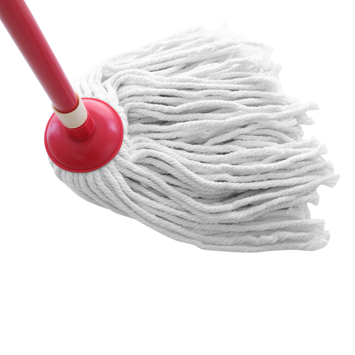 Cotton String Floor Mop with Iron Handle RF5829 | Highly Absorbent Cotton Mop | Wet & Dry Floor Cleaning | Long Handle