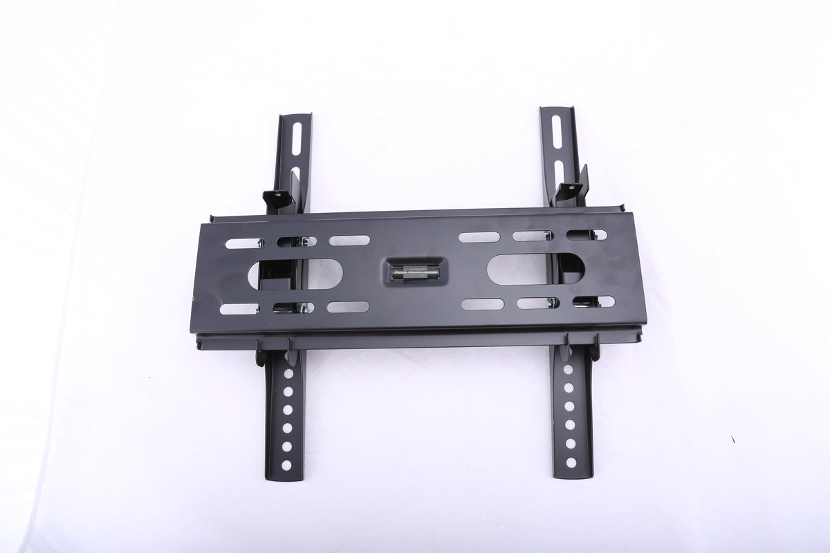 TV Wall Mount for LCD/PLASMA/LED Television, Premium Quality, Heavy Duty for 15 Inches To 47 Inches TV Screen Size and 35 KG Maximum Load | Integrated Bubble Level and Safety Screw Black