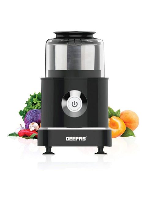 Stainless Steel Food Chopper Black/Clear 8x11.2x8inch