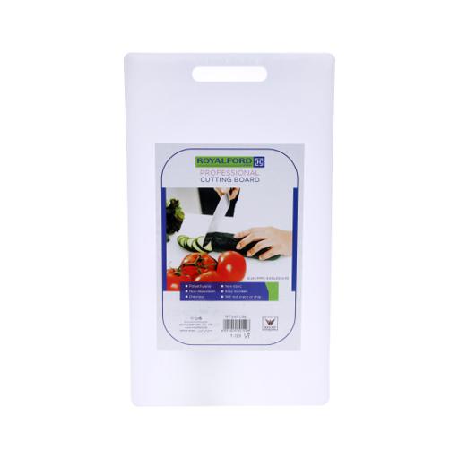 RF243CBS Large Chopping Board – Food-Grade Cutting Board with Non-Slip Base & Hanging Hole | Reversible Design for Meat, Fruits & Vegetables