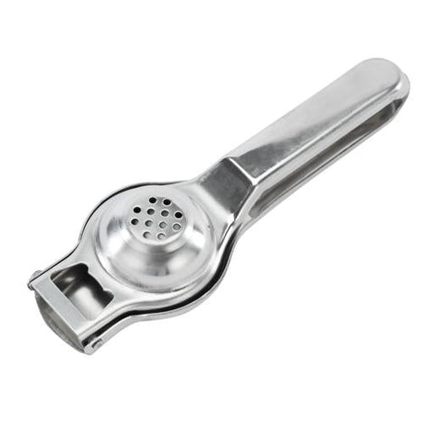 Lemon Squeezer With Bottle Opener Manual Stainless Steel Squeezer Heavy-Duty Kitchen Tool Ergonomic Design And Dishwasher-Safe Silver