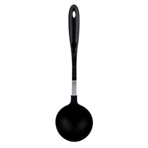RF1204-NSPL Nylon Soup Ladle with Wooden Handle | Heat-Resistant Non-Stick Serving Spoon | Long Handle for Soup, Gravy, Sauce & Curry