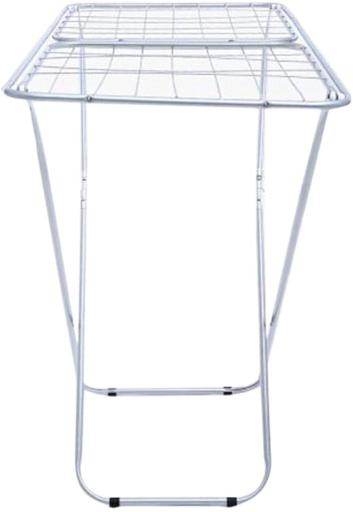 Cloth Dryer 15.5 M Drying Space Large Size Steel Material Indoor Outdoor Use Silver