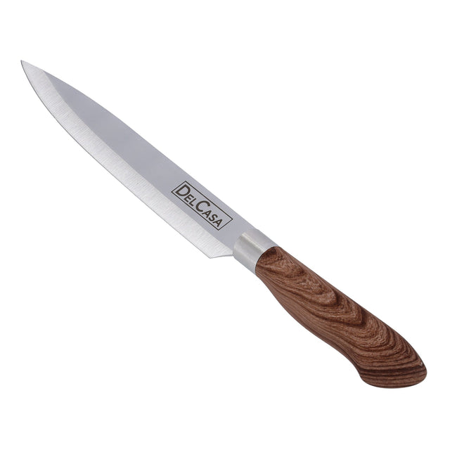 Slicer Knife Brown/Silver 8inch