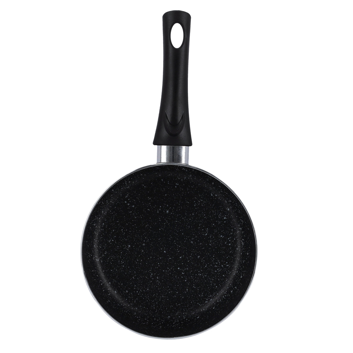Non-Stick Aluminium Saucepan With Lid Grey/Black 16cm