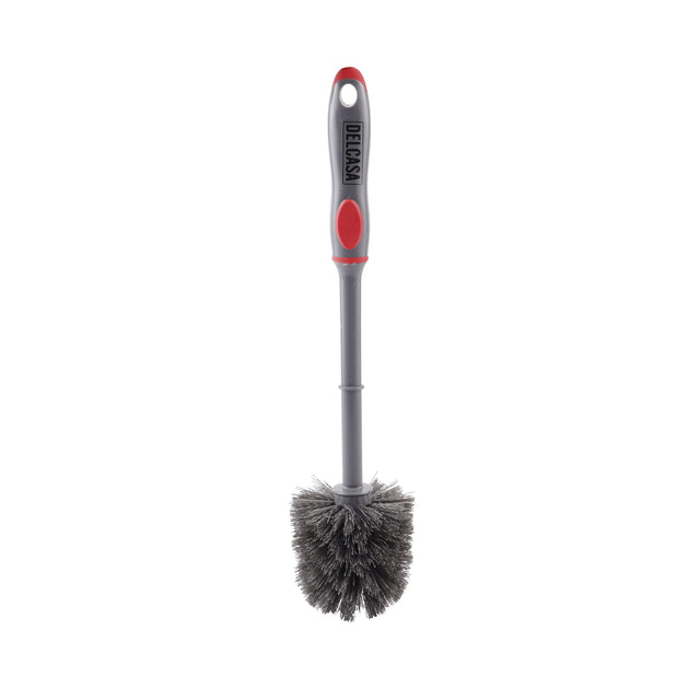 Toilet Cleaning Brush Grey/Red