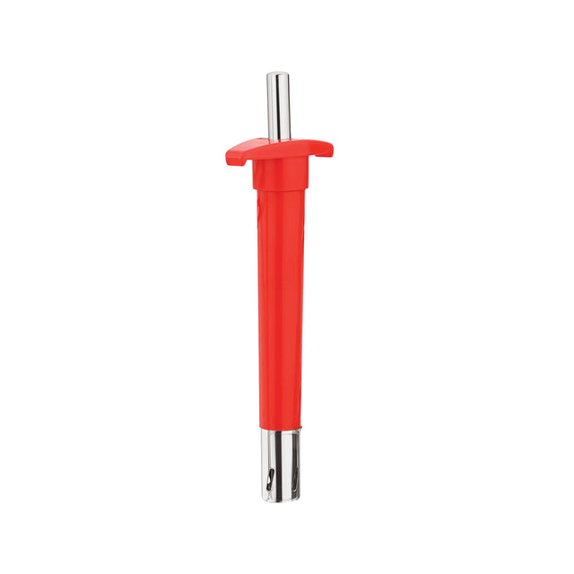 Delcasa Gas Lighter- DC2819| Stainless Steel Regular Gas Lighter with ABS Body and Thicker Gauge for Gas Stove| Strong and Study Construction with a Comfortable Grip| Red