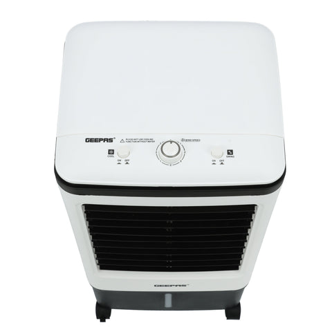 20L Portable Air Cooler with Ice Packs & Remote Control – 3-Speed LED Display Evaporative Cooling Fan for Home & Office (80W) 20 L 80 W GAF9576N White