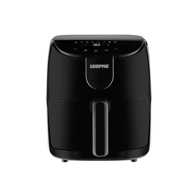 4 L Digital Air Fryer 1500W | Rapid Vortex Air Technology | Touch Control with Presets | Adjustable Temperature & Timer | Auto Shut-Off & Overheat Protection | 4 L 1500 W GAF37551 black