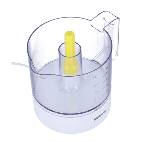 1 L Citrus Juicer 25 W| Set includes 2 Cones, Jar and a Transparent Lid| Automatic Juicer for making Orange Juice, Lemon, and so on| Plastic Body with Non-Slip Feet| 2 Years Warranty 1 L 25 W GCJ9900N Yellow/White