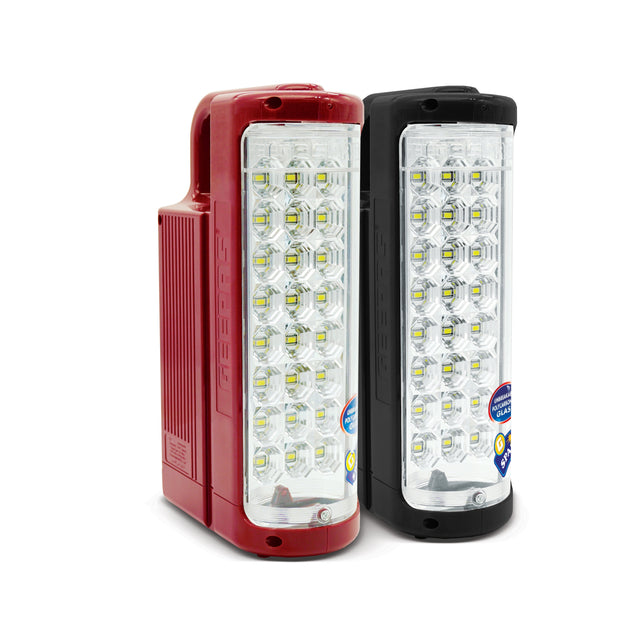 24 Mega Luminous LED's Rechargeable LED Lantern Set Of 2, 30 Super Bright SMD LEDs, Energy Efficient, USB Charging Multicolor