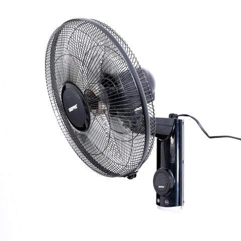 Geepas 16 Inch Wall Fan, Black, Gf9479N