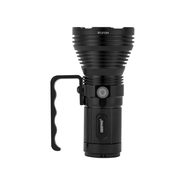 Powerful Rechargeable LED Flashlight with Aluminum Body