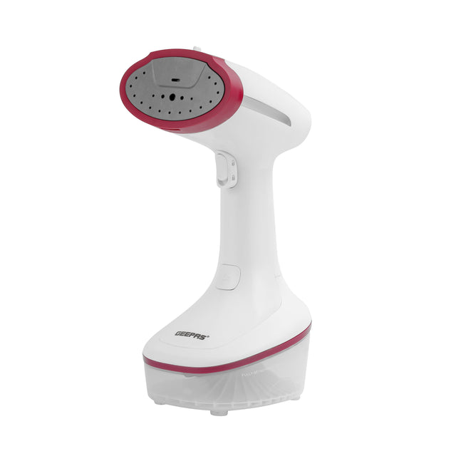 Handheld Garment Steamer , Fast Heating with Auto Shut-Off| Suitable for All Kinds of Fabric and Safe for Delicate Fabrics| Equipped with Ceramic Head and Detachable Water Tank| 2 Years Warranty 0.2 L 1630 W GGS25021 White, Grey, Red