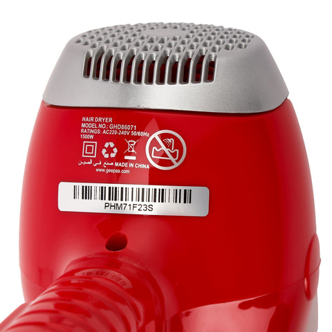 1500W Hair Dryer, 2 Speed & 3 Heat Settings / Turbo Motor for Quick Drying, High Speed, Quiet Sound, and Cool Shot Function