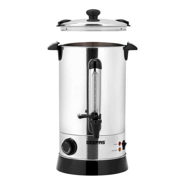 Stainless Steel Electric Kettle, Auto & Resettable Thermostat, Highly Efficient and Energy Saving,Boil Dry Protection, Heats Up Quickly & Easily 20 L 1650 kW GK38048 Silver/Black