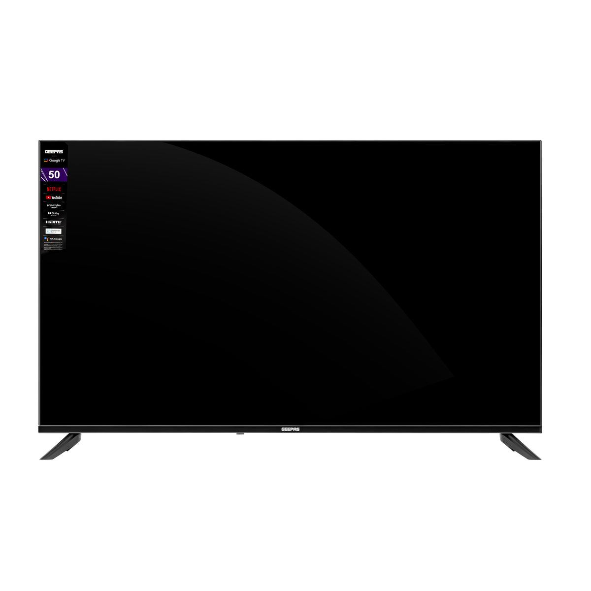 تلفزيون ذكي 55 بوصة بدقة 4K فائقة الوضوح مع نظام Google TV: كروم كاست مدمج، تقنية Dolby Audio، جهاز تحكم صوتي، وميزة مشاركة الشاشة عبر Wi-Fi | منافذ HDMI/USB فائقة الجودة