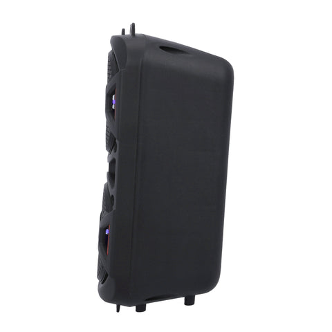 Rechargeable Portable Speaker, Portable Handle with 1500 MAH Huge Battery| TWS Connection & Compatible with BT/ USB/ AUX/ FM/ Micro SD | Ideal for Home, Hotels, Trips & Outdoor Use GMS11187 Black
