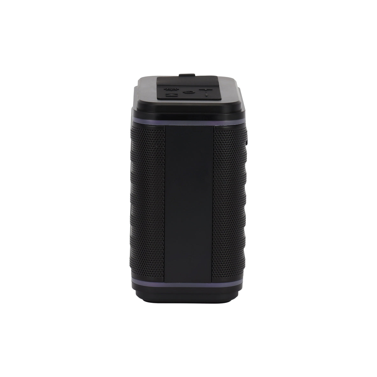 مكبر صوت بلوتوث من جيباس - GMS11200 / مدة تشغيل 4-6 ساعات، يدعم TF، USB، AUX، TWS / بطارية قابلة لإعادة الشحن، جودة محسنة، صوت محيطي ستيريو / شريطي إضاءة LED RGB مزدوج، مثالي للحفلات، والنزهات، والترفيه، إلخ / أسود، ضمان لمدة سنتين