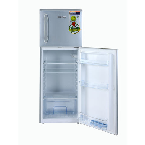 Double Door Direct Cool Refrigerator (132L | 4.7Cu.Ft) GRF1857WPN Crystal Silver