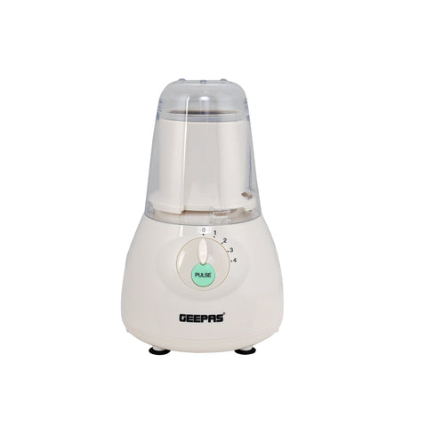 Multifunction Glass Jug Blender Smoothie Maker Stainless Steel Cutting Blades And 4 Speed Control With Pulse 1.5 L 400 W GSB5484 White