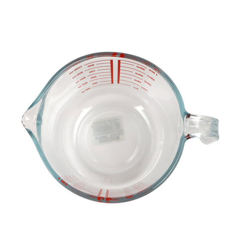 Borosilicate Glass Measuring Jug with Scale Clear 1000ml