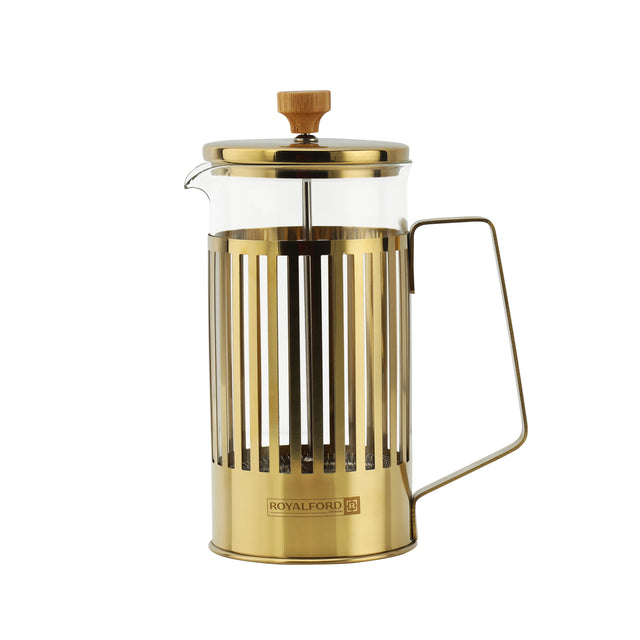 French Press Coffee Maker Gold 1000ml