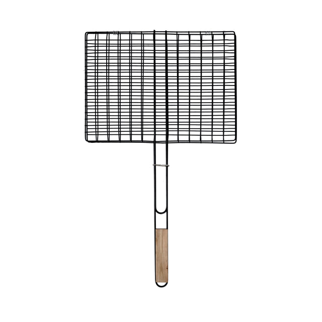 Foldable Portable Stainless Steel Barbecue Grill Indoor And Outoor Silver/Red 30x40x70cm