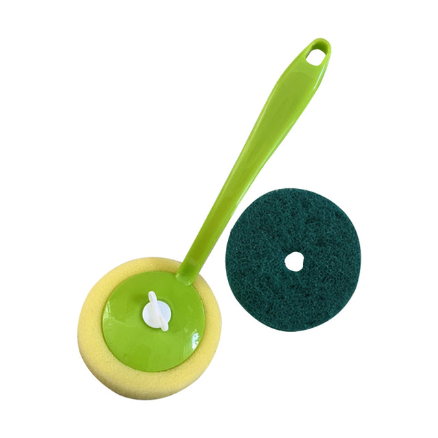 Royalford Royalbright 24 CM Long Handle Brush- RF10642 Scrubbing Brush with Long Handle Multi-Purpose Brush for Cleaning Kitchen and Bathroom Superior Quality Cleaning Brush Easy Cleaning Brush