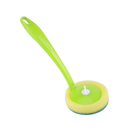 Royalford Royalbright 24 CM Long Handle Brush- RF10642 Scrubbing Brush with Long Handle Multi-Purpose Brush for Cleaning Kitchen and Bathroom Superior Quality Cleaning Brush Easy Cleaning Brush