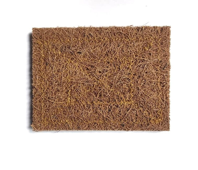 RoyalFord Coconut Fibre Scrubber 2-Piece Pack, Brown