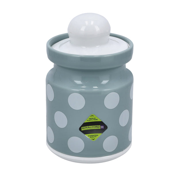 Classic Spice Jar, RF10875, 1.5L Plastic Jar with Lid | BPA-Free Food Cereal Air-Tight Containers | Ideal For Flour, Sugar, Coffee, Candy, Spice Jars Grey