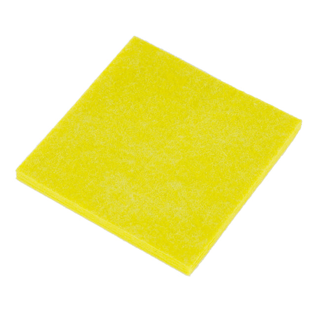 Royalford Royalbright 3-Piece Easy Clean Cleaning Clothes- RF11071-100% Anti-Bacterial and Super Absorbent Power 50% Polyester and 50% Viscose for Effective Cleaning Yellow