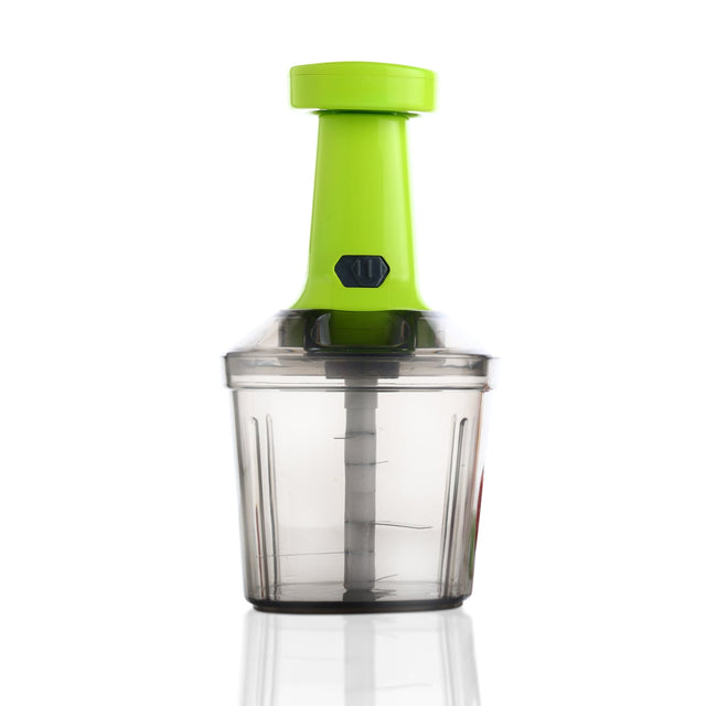 Push Chopper 6-Tier Ss Blade Set Fast And Effective Chopping Container Large Capacity Assorted 1000ml