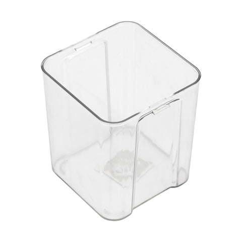 Royalford 700 ML Square Airtight Container With A Lid-RF11258 Plastic Container With A Silicone Sealing Ring Fitted Lid Transparent TRANSPARENT