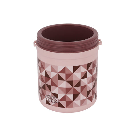 Wonder Meal Lunch Box With 3 Containers Brown 800ml