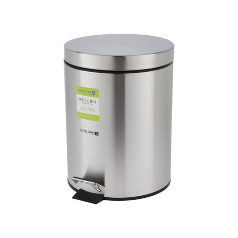 7Ltr SS Pedal Bin 1X6