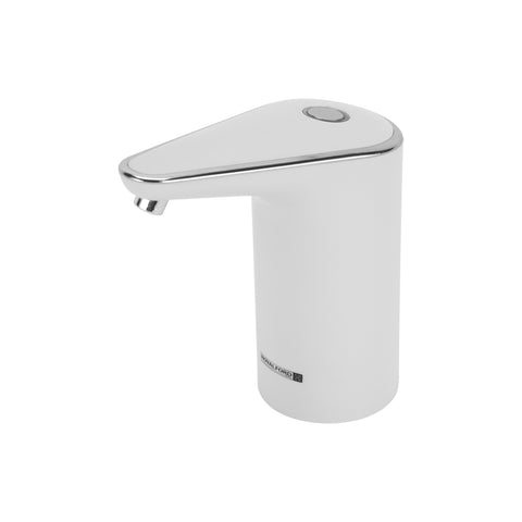 Royalford Rechargeable Water Pump RF12435 Simple Installation Pump for Water Gallon Portable and Light Weight Pump with Easy One Touch Mechanism and USB Charging White
