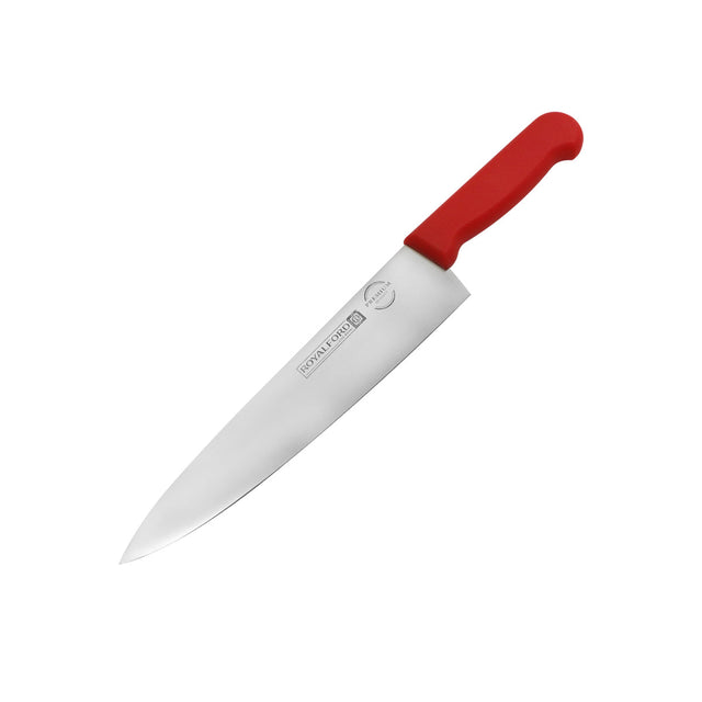 Royalford 10" Chef Knife- RF12555/ with Ultra-Sharp Stainless Steel Blades and Rust-Proof Body, PP Handle