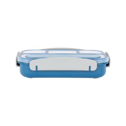 Royalford 1000ml Plastic Rectangular Compartment Lunch Box – RF12595, Plastic body and lid. . Food-grade, leak-proof spacer, 4 side locks, and spill-proof design. Assorted / Multicolor 300grams