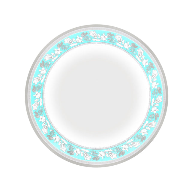 Royalford 10" Melamineware Deep Dinner Plate- RF12707/ Light-Weight, Daily Use Crockery for Dining/ Elegant and Durable, Dishwasher-Safe/ Perfect for Serving Food/ White